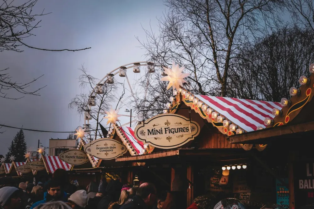 marché de noël près de Capbreton 